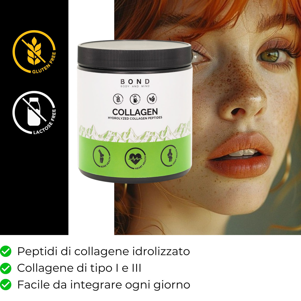 Collagene idrolizzato BOND – peptidi di tipo I e III