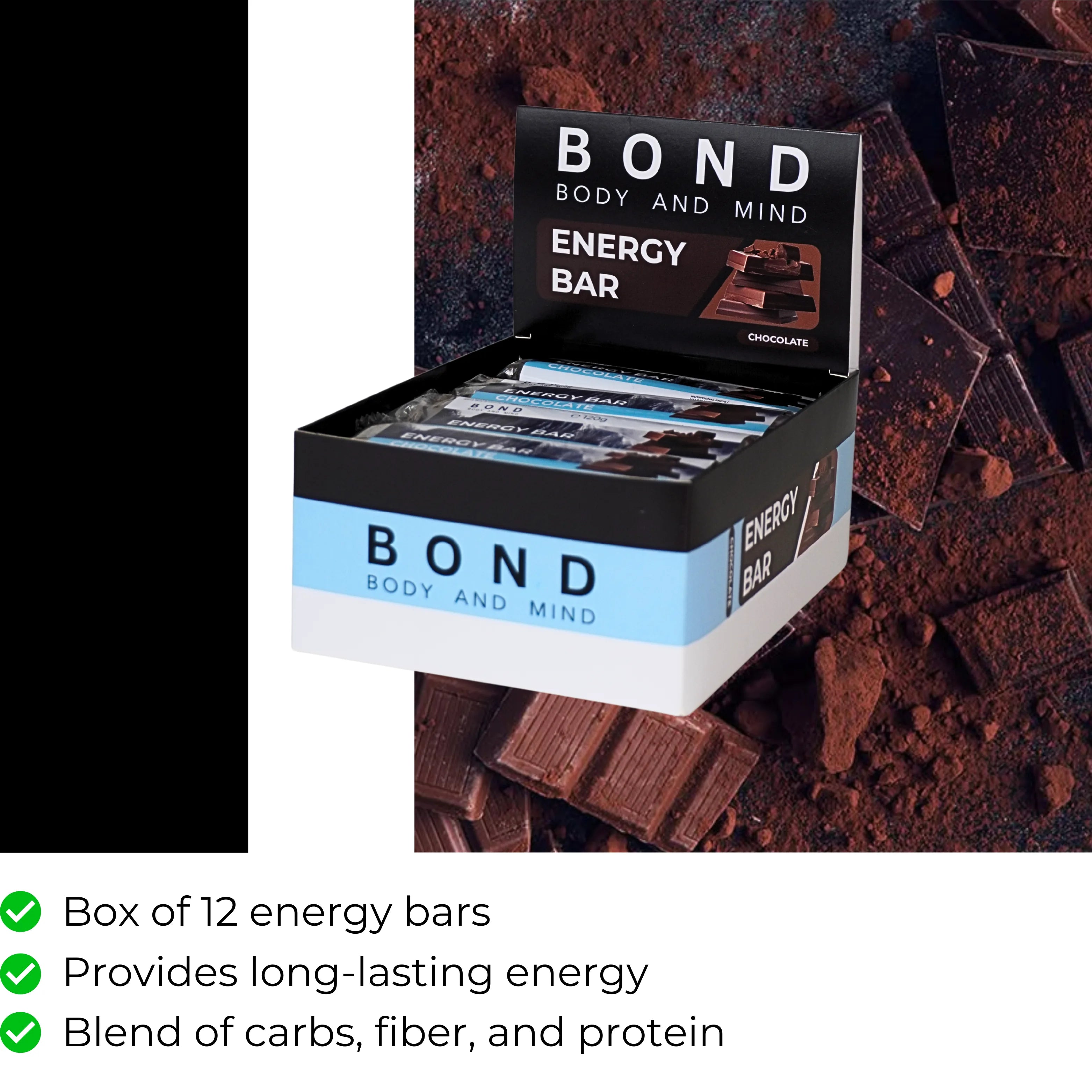 Box 12 Energy Bars Chocolate