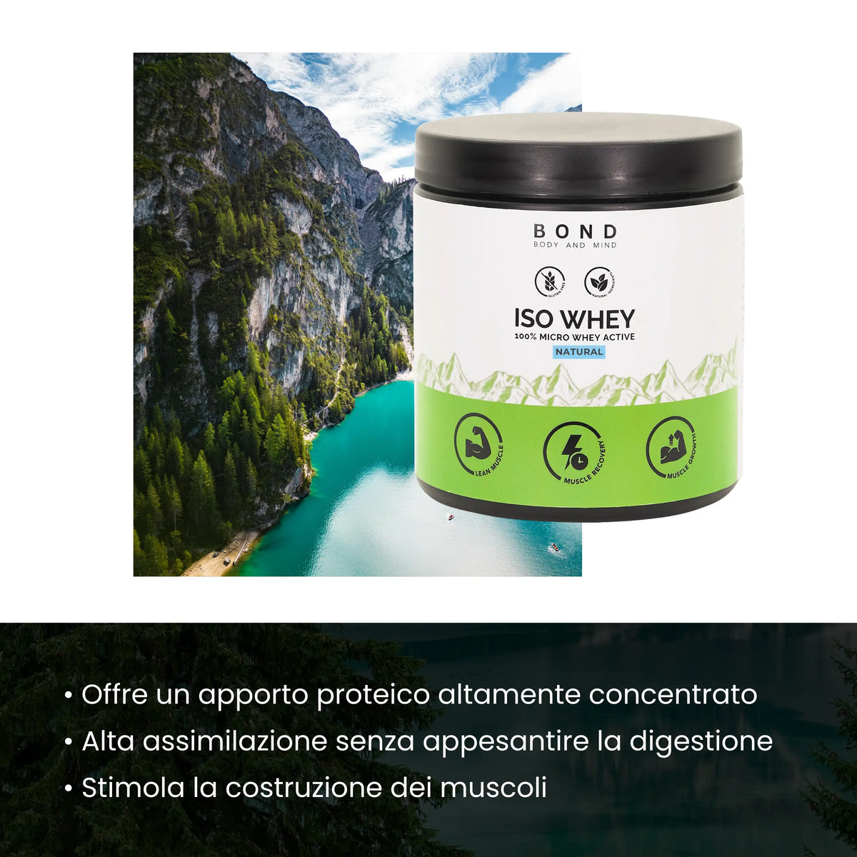 BOND Iso Whey: product pack
